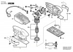 Bosch 0 603 367 103 Pss 150 A Orbital Sander 230 V / Eu Spare Parts